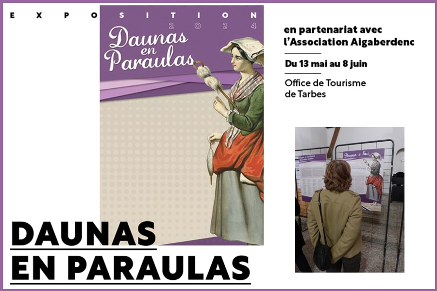 Exposition « Daunas en Paraulas » dans le cadre du festival Tarba en Canta – Office de Tourisme du 13 mai au 8 juin