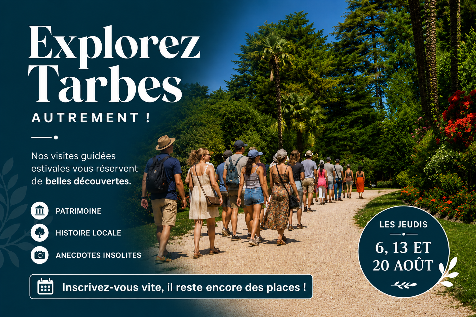 Nos visites guidées du mois d&rsquo;août vous réservent de belles surprises !