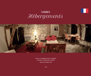 Guide hébergements Tarbes 2023©Service Com Mairie de Tarbes Guide hébergements Tarbes 2023©Service Com Mairie de Tarbes