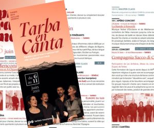 Dépliant Tarba en Canta 2023 Tarba en Canta 2023©Tan que li siam - Marie Delaruelle