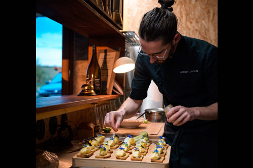 Atelier culinaire Adrien Lacaze Atelier fooding Dounia Sillem Terro'Art Tarbes