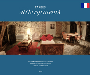 Guide hébergements Tarbes 2023©Service Com Mairie de Tarbes
