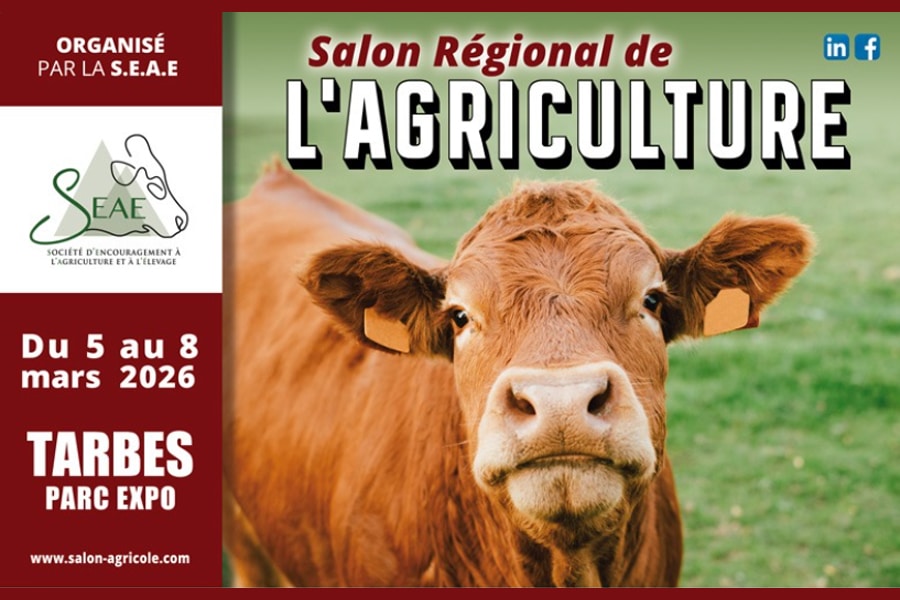 Salon Régional de l&rsquo;Agriculture du 5 au 8 mars au Parc des Expositions