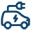 Icone charge voiture électrique