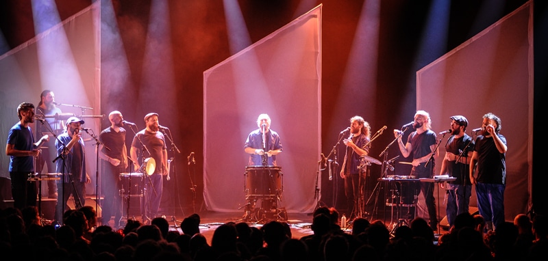 Concert du soir avec photo Les Mecanos - Nord occitan, français 