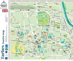 Tarbes Tourist Map 2026