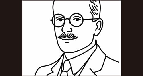 Portrait de François. P, résistant tarbais. Photo en en noir et blanc
